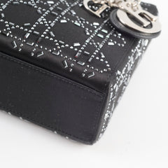 Christian Dior Mini Lady Dior in Cannage Satin