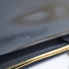 Saint Laurent Cassandra Wallet On Chain WOC Leopard/Black