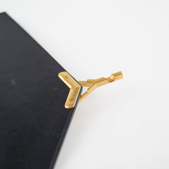 Saint Laurent Cassandra Wallet On Chain WOC Leopard/Black