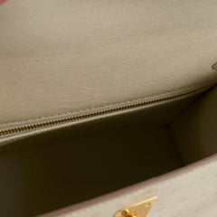 Hermes Kelly 25 Beton Ostrich W Stamp