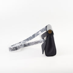 Hermes Herbag Mini Canvas/Hunter Noir GHW Stamp W