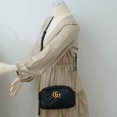 Gucci Marmont Camera Bag Black