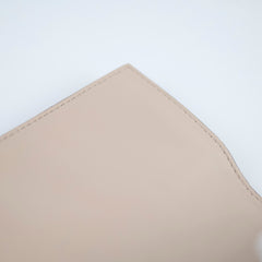 Fendi FF Baguette Beige Lambskin Leather Medium