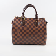 Louis Vuitton Speedy 25 Bandouliere Damier Ebene