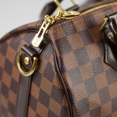 Louis Vuitton Speedy 25 Bandouliere Damier Ebene