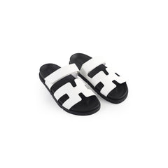 Hermes Chypre Sandals Blanc Size 38