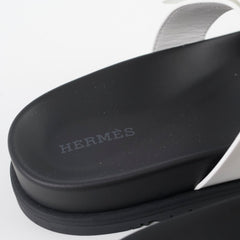 Hermes Chypre Sandals Blanc Size 38