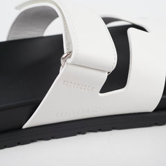 Hermes Chypre Sandals Blanc Size 38
