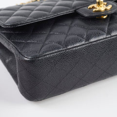 Chanel Caviar Medium Classic Flap Series 19