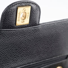 Chanel Caviar Medium Classic Flap Series 19