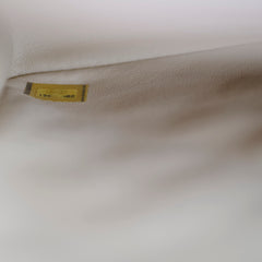 Chanel Single Flap Jumbo Beige Lambskin (12 Series 2009)