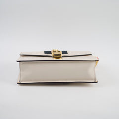 Gucci Sylvie Shoulder Bag Small White