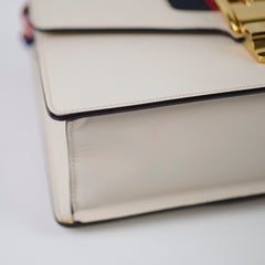 Gucci Sylvie Shoulder Bag Small White