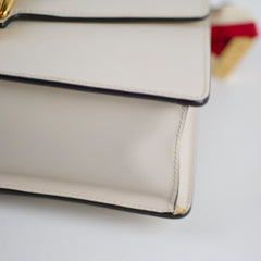 Gucci Sylvie Shoulder Bag Small White