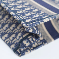 Christian Dior Medium Book Tote Navy