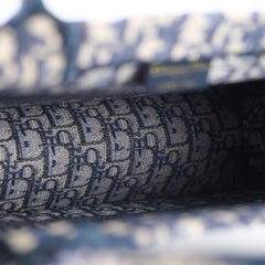 Christian Dior Medium Book Tote Navy