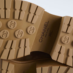 Chanel Suede Boots Light Brown Size 36