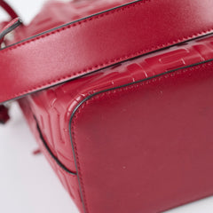Fendi Mon Tresor Mini Bucket Bag Red