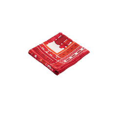 Hermes 90 x 90 Collier De Chien Silk Scarf Red