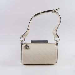Gucci Mini Blondie Barrel Shoulder Bag White