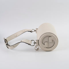 Gucci Mini Blondie Barrel Shoulder Bag White