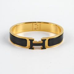 Hermes Clic H Bracelet PM Black