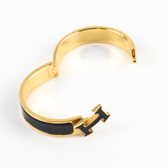 Hermes Clic H Bracelet PM Black