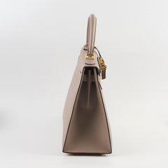 Hermes Kelly 28 Gris Asphalt Epsom Sellier - Z stamp