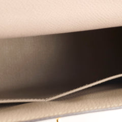 Hermes Kelly 28 Gris Asphalt Epsom Sellier - Z stamp