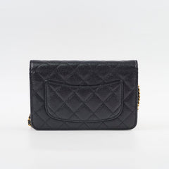 Chanel Wallet on Chain WOC Caviar Black