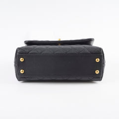 Chanel Coco Handle Small Caviar Black