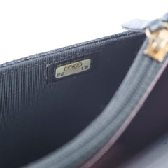 Chanel Wallet on Chain WOC Caviar Black