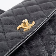 Chanel Coco Handle Small Caviar Black