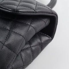 Chanel Coco Handle Small Caviar Black