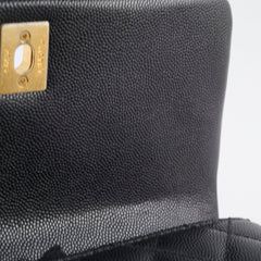 Chanel Coco Handle Small Caviar Black