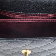 Chanel Coco Handle Small Caviar Black