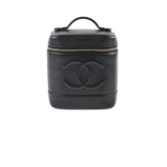 Chanel Vintage Vanity Caviar Black