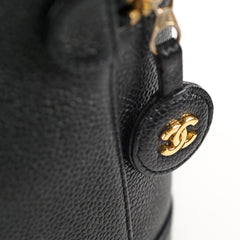 Chanel Vintage Vanity Caviar Black