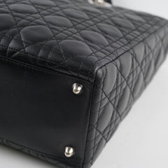 Christian Dior Vintage Large Lady Dior Black