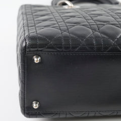 Christian Dior Vintage Large Lady Dior Black