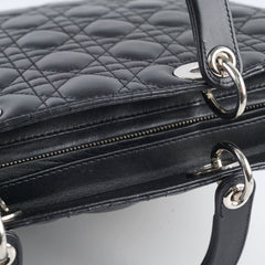 Christian Dior Vintage Large Lady Dior Black