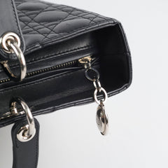 Christian Dior Vintage Large Lady Dior Black