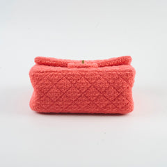 Chanel Mini Reissue 2.55 Tweed Orange 30 Series