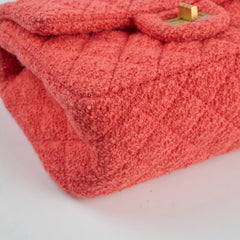 Chanel Mini Reissue 2.55 Tweed Orange 30 Series