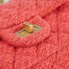 Chanel Mini Reissue 2.55 Tweed Orange 30 Series