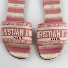 Christian Dior Sandal Slide Size 38 Pink