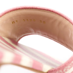 Christian Dior Sandal Slide Size 38 Pink