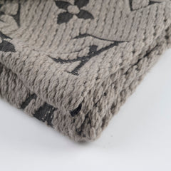 Louis Vuitton Logomani Wool Scarf Brown