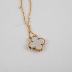 Van Cleef & Arpels VCA Vintage Alhambra Mother of Pearl MOP Necklace