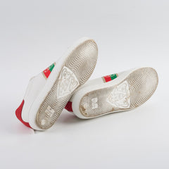 Gucci GG Stripe Sneakers White - Size 37